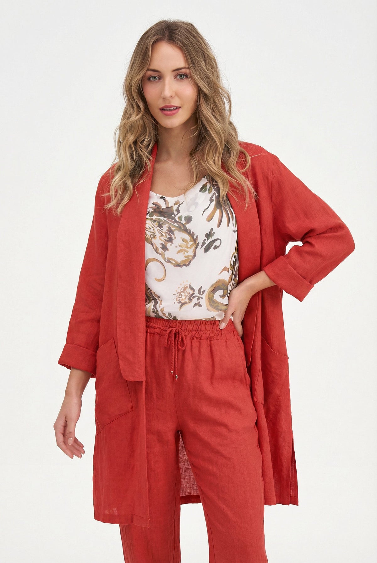 Women's Woven Cardigan