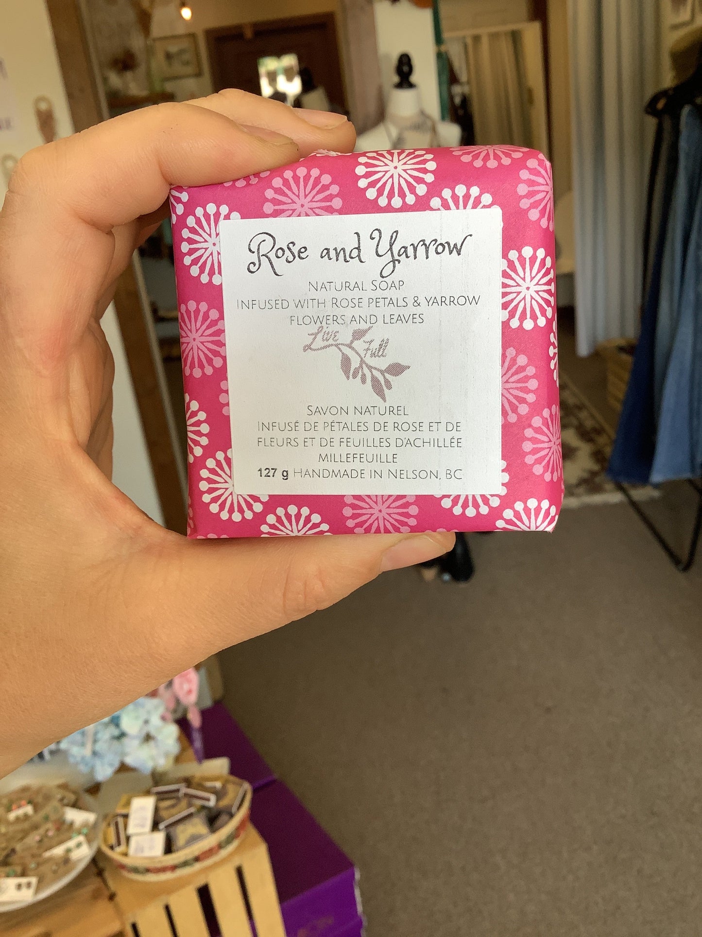Rose & Yarrow Soap