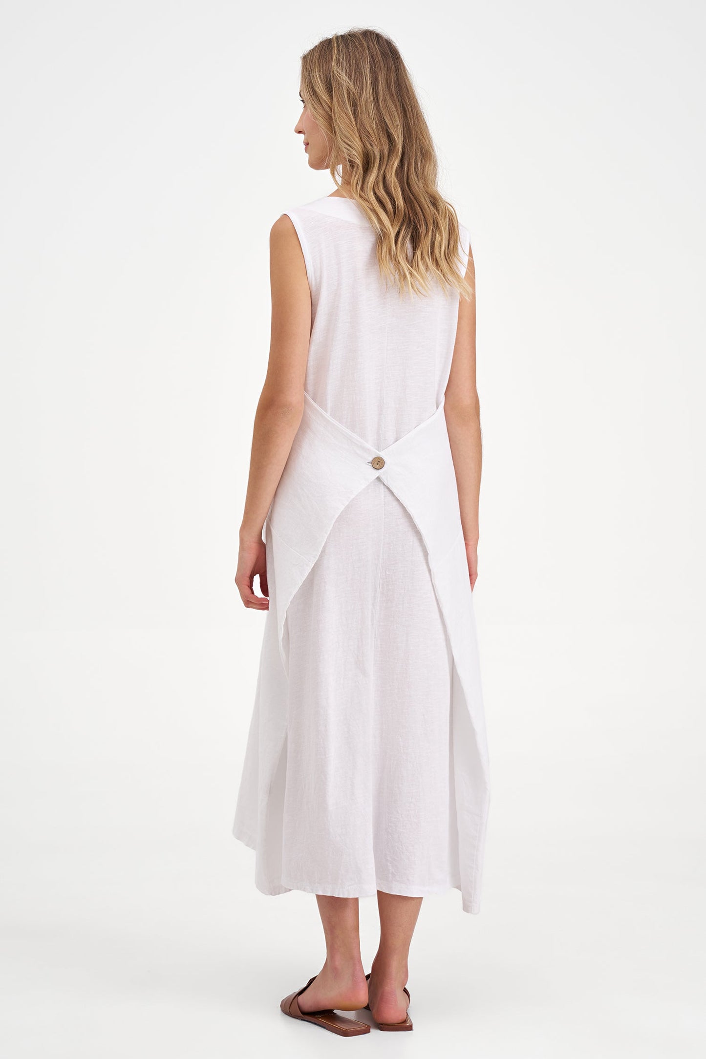 Women's Knit Woven Combo Dress