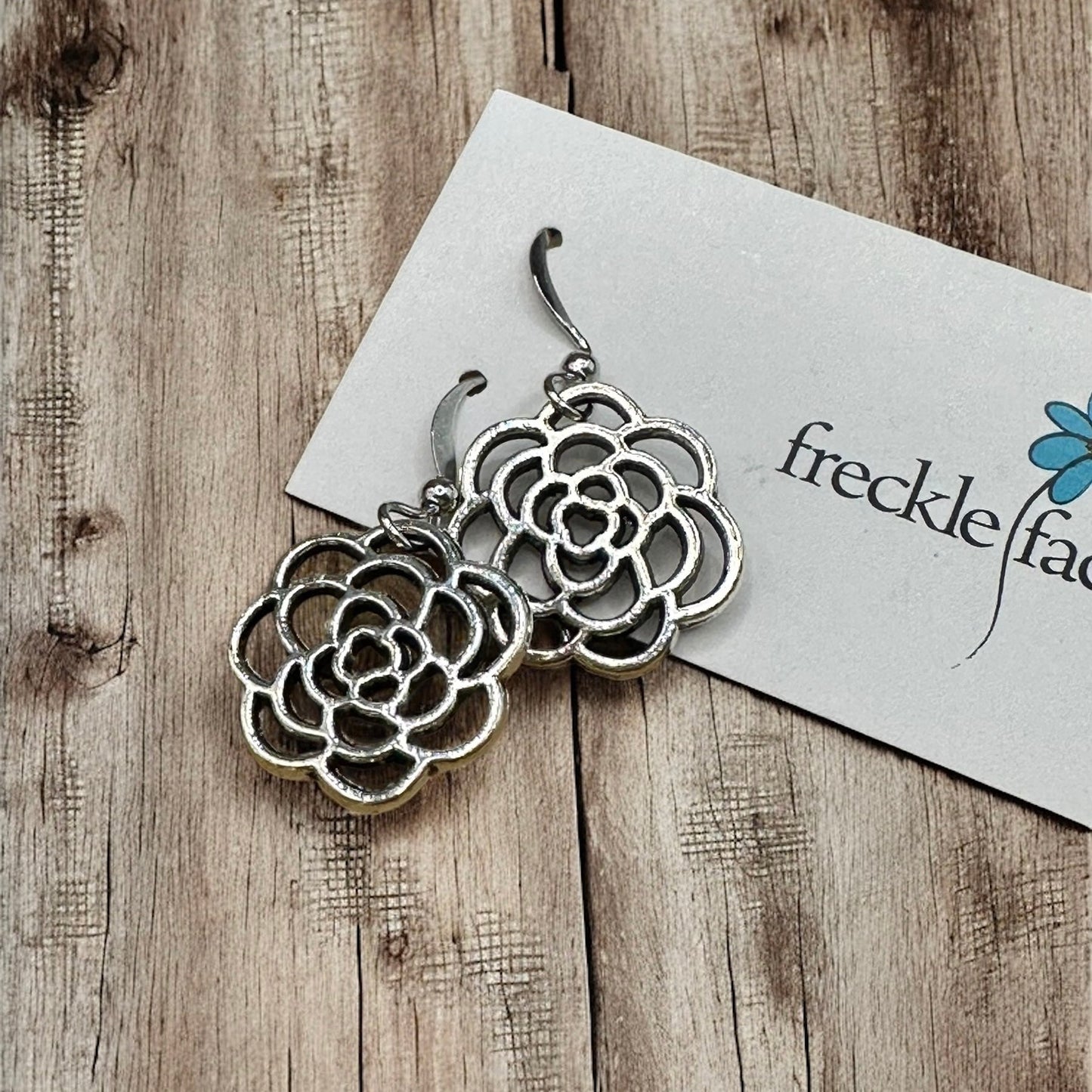 Rose Flower Earrings