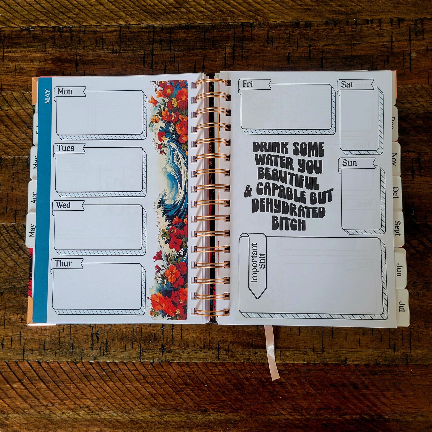 Seize The Fucking Day Undated Sweary Planner | Day Planner