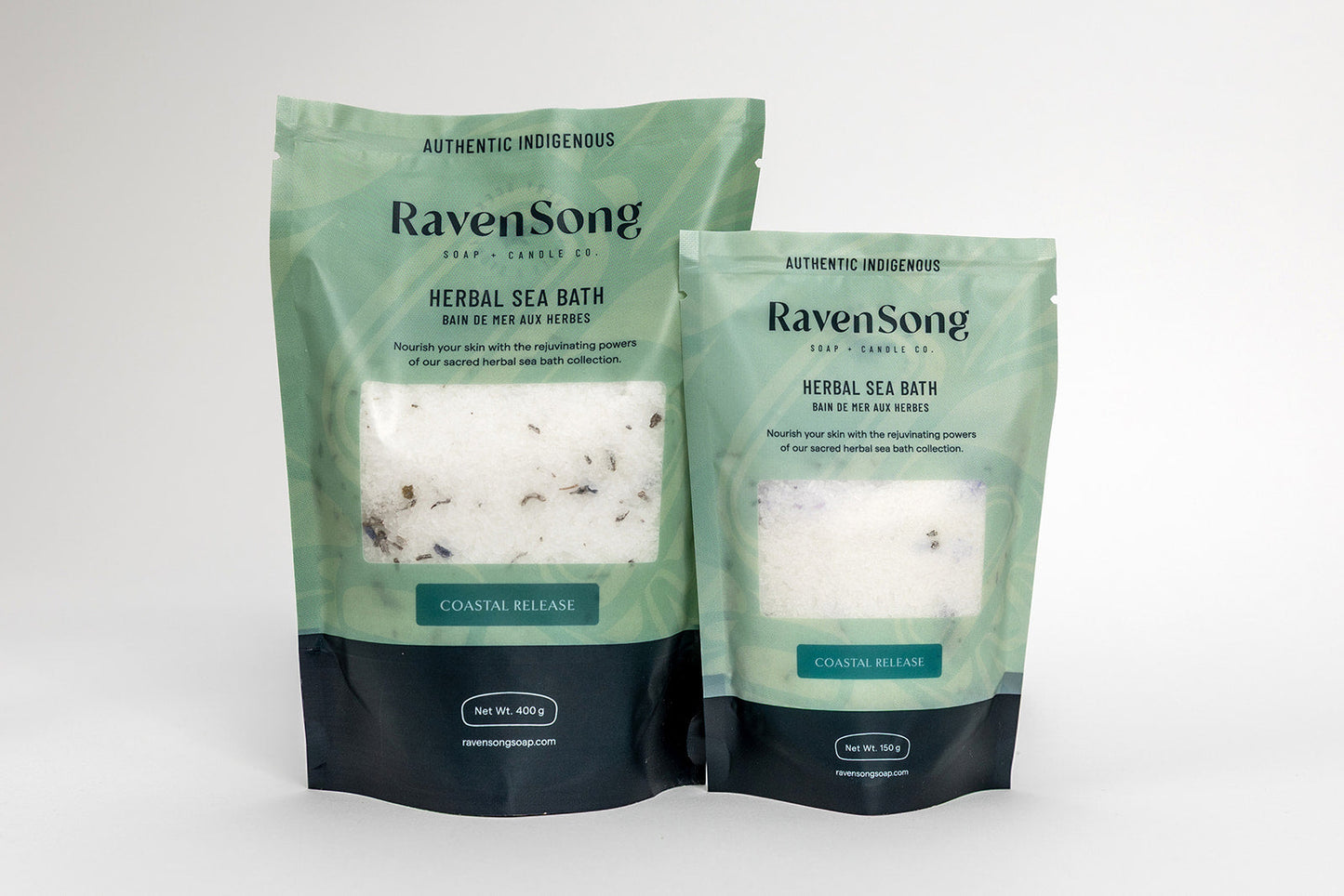 Coastal Release Herbal Sea Bath Soak  | Wild Botanicals + Bitter Orange + Clary Sage