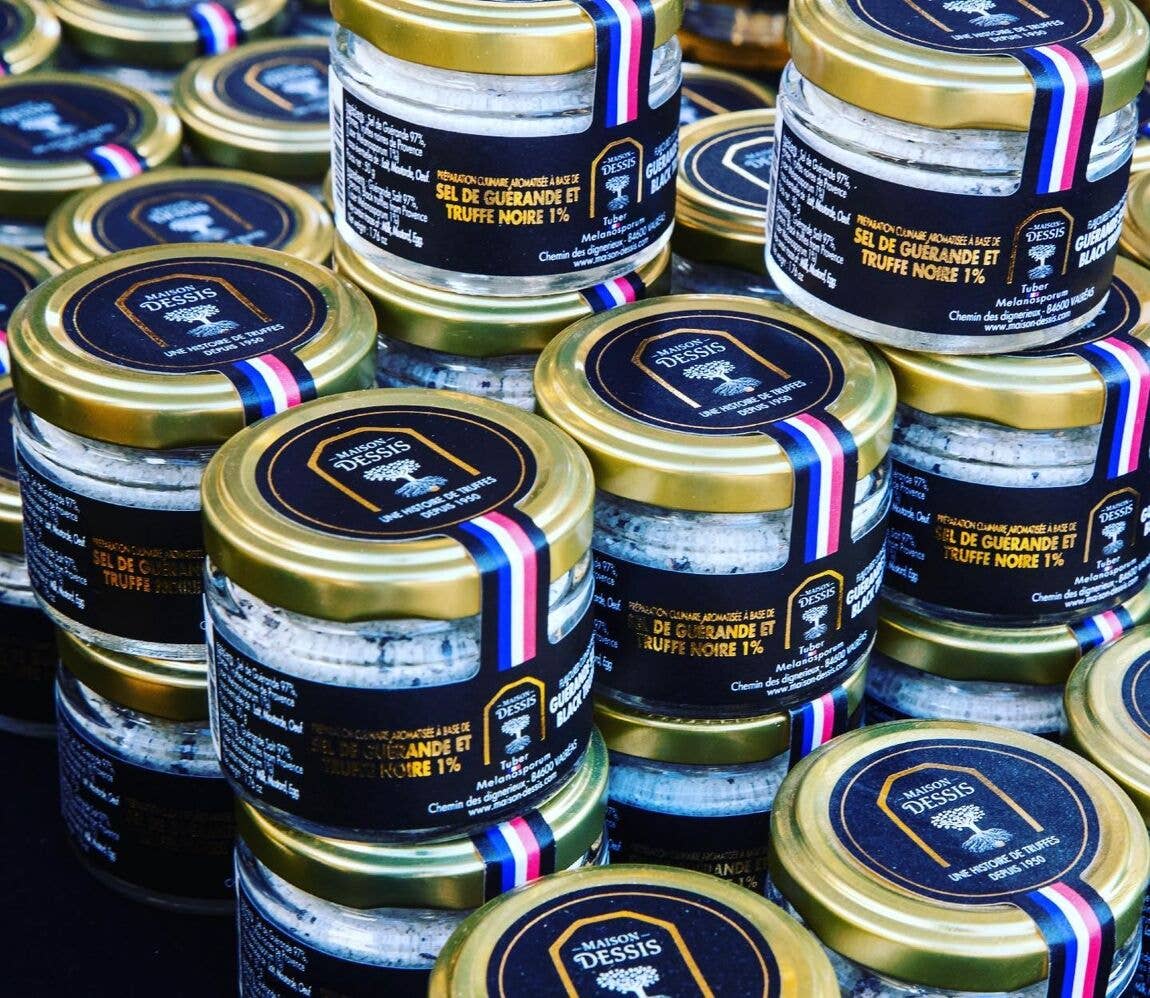 Guérande IGP salt with black truffle