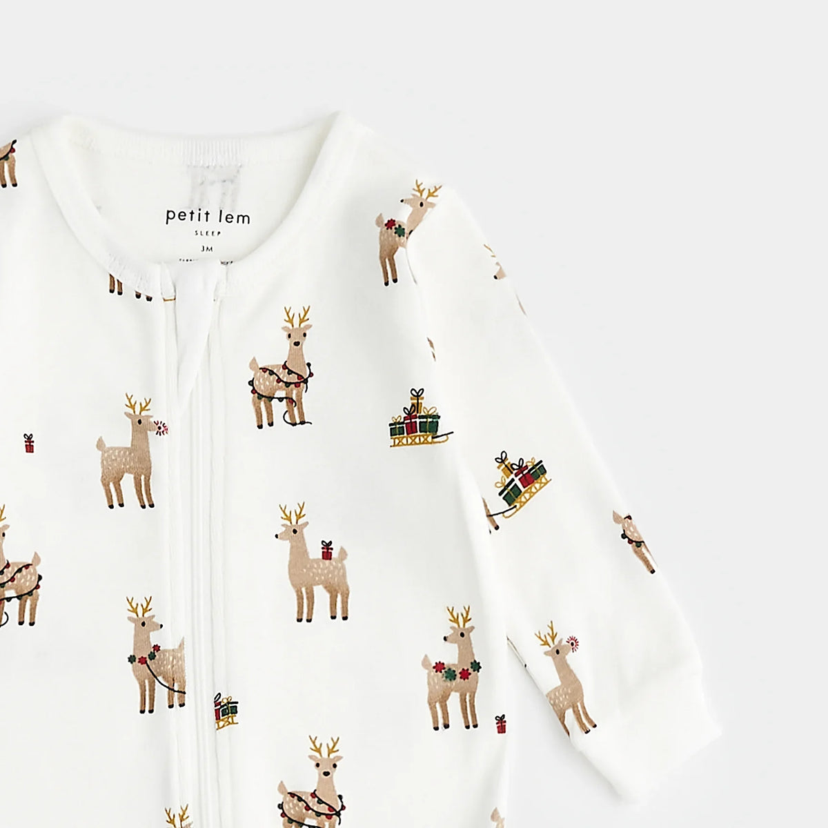 Rudy and Friends on Off-White Sleeper | Petit Lem