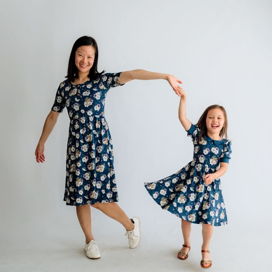Ladies Bamboo Esme Dress | Celestial Floral