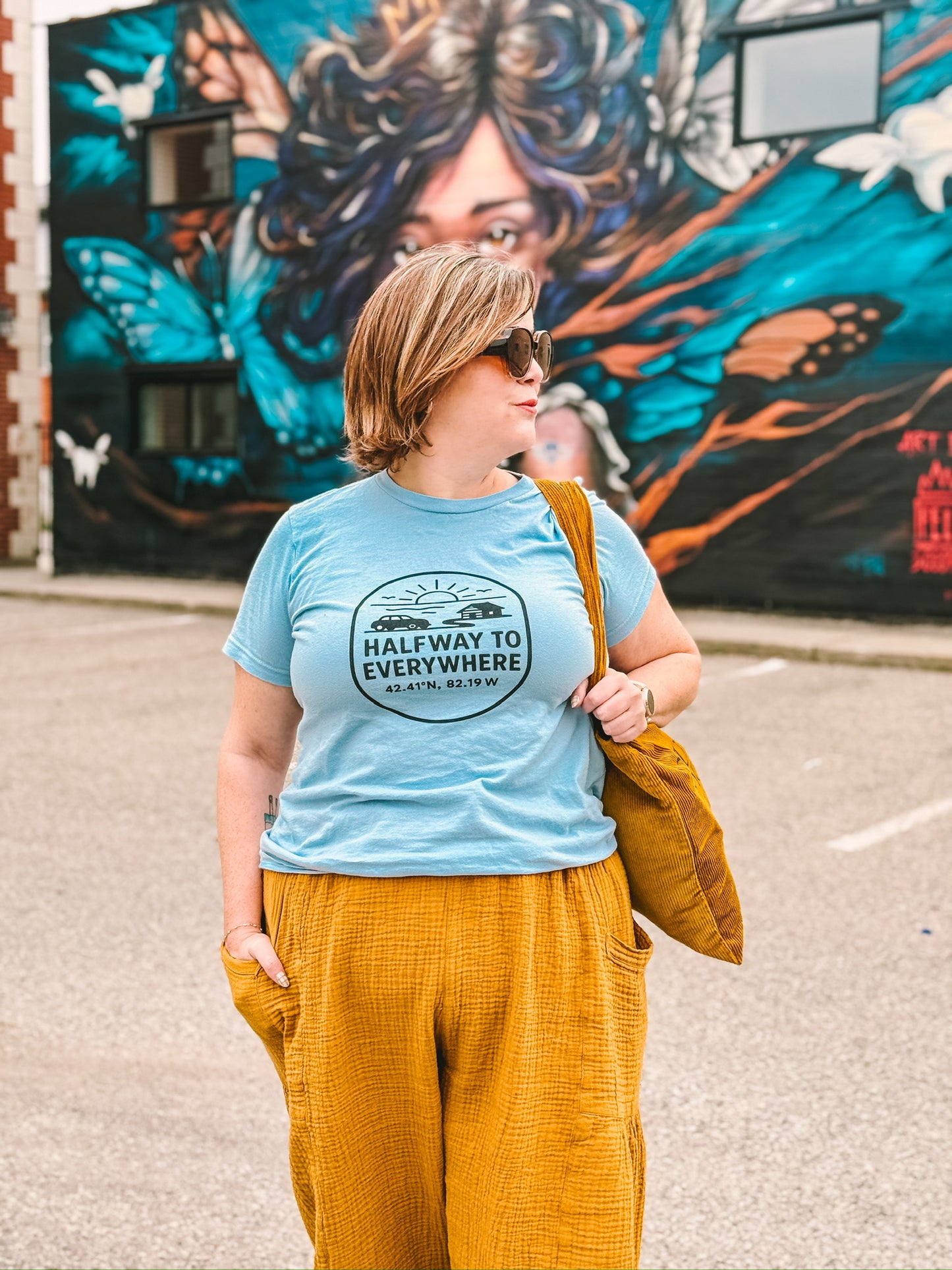 Halfway to Everywhere Unisex t-shirt