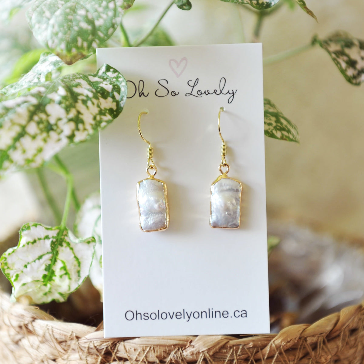 Colette Mother of Pearl Earrings