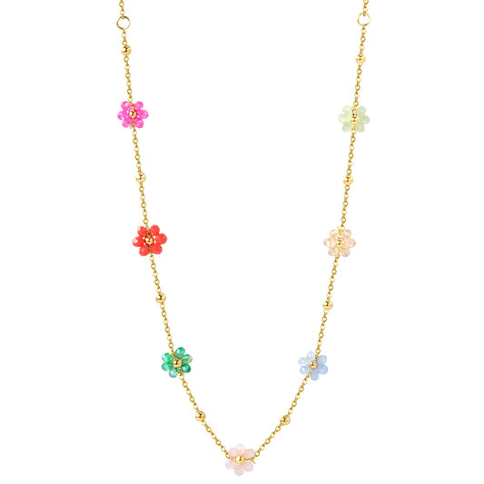 Floral Fusion Pendant Necklace