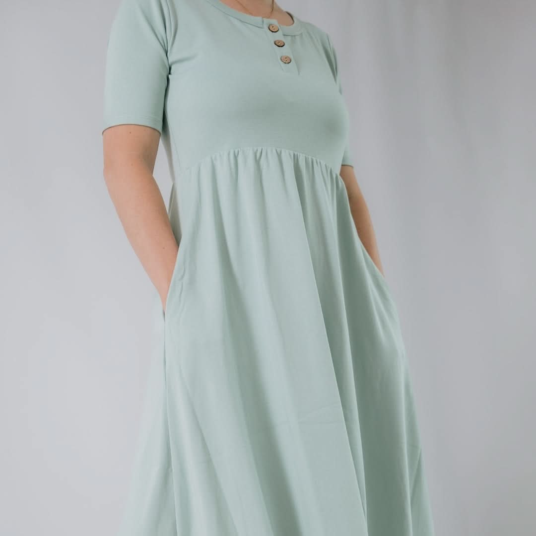 Ladies Bamboo Esme Dress | Seaglass