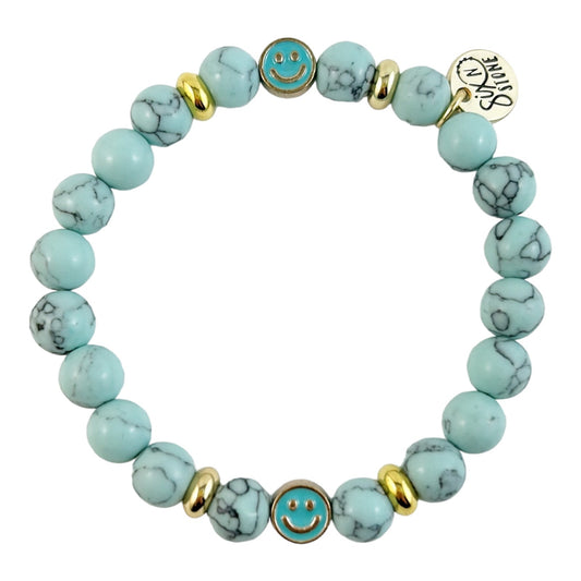 Blue Howlite Happiness Bracelet