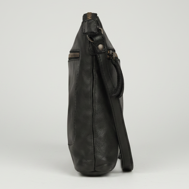 MET Premium Leather Crossbody Bag Small Travel Purse with Multi Pocket Organization