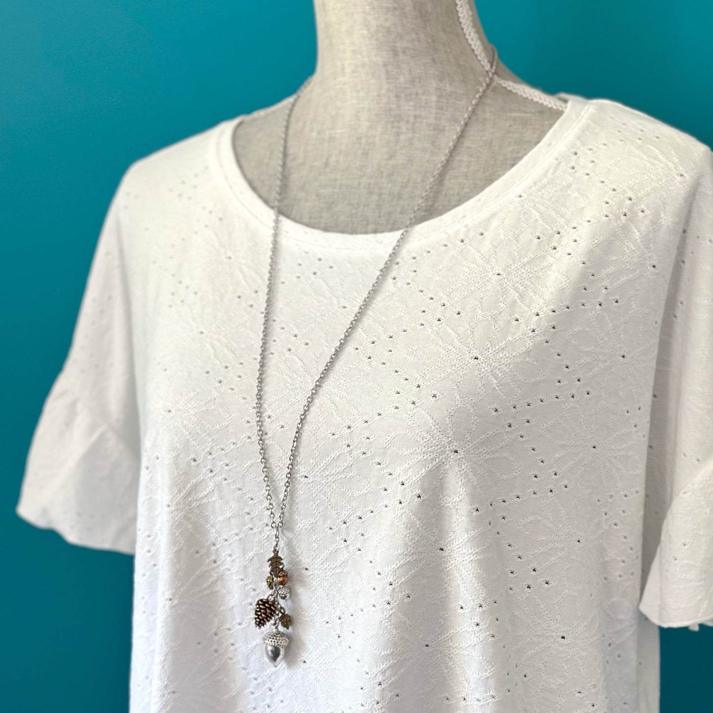 Acorn & Pinecone Necklace