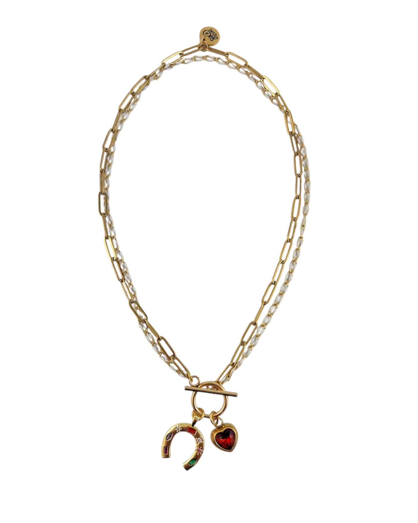 Lucky in Love Gold Necklace