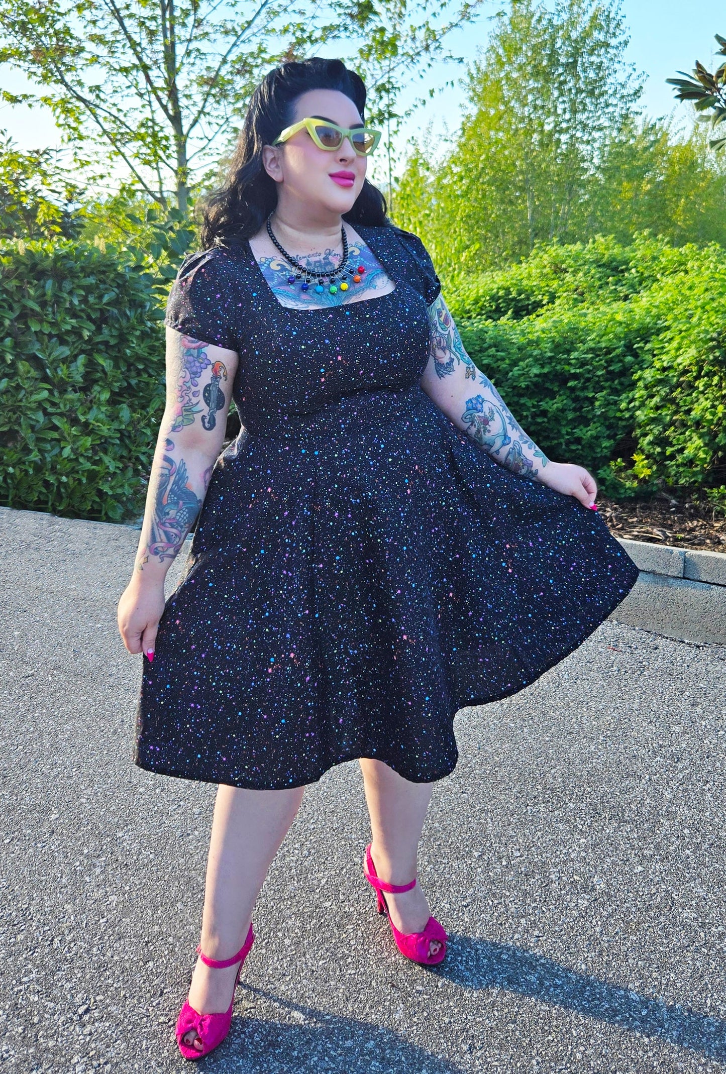 Winifred  - Disco Dust - Cosmic Confetti Dress