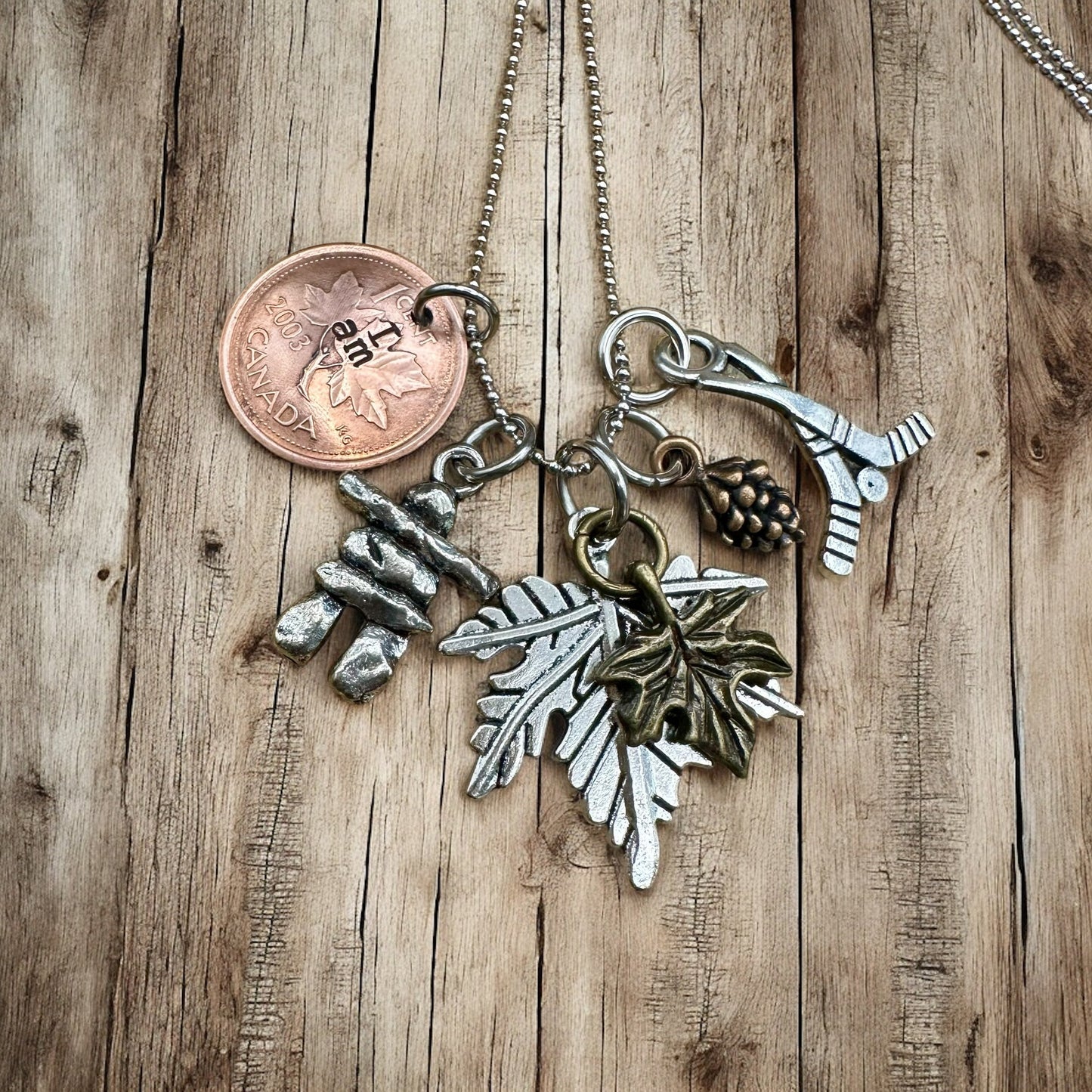 I AM CANADIAN Penny Necklace