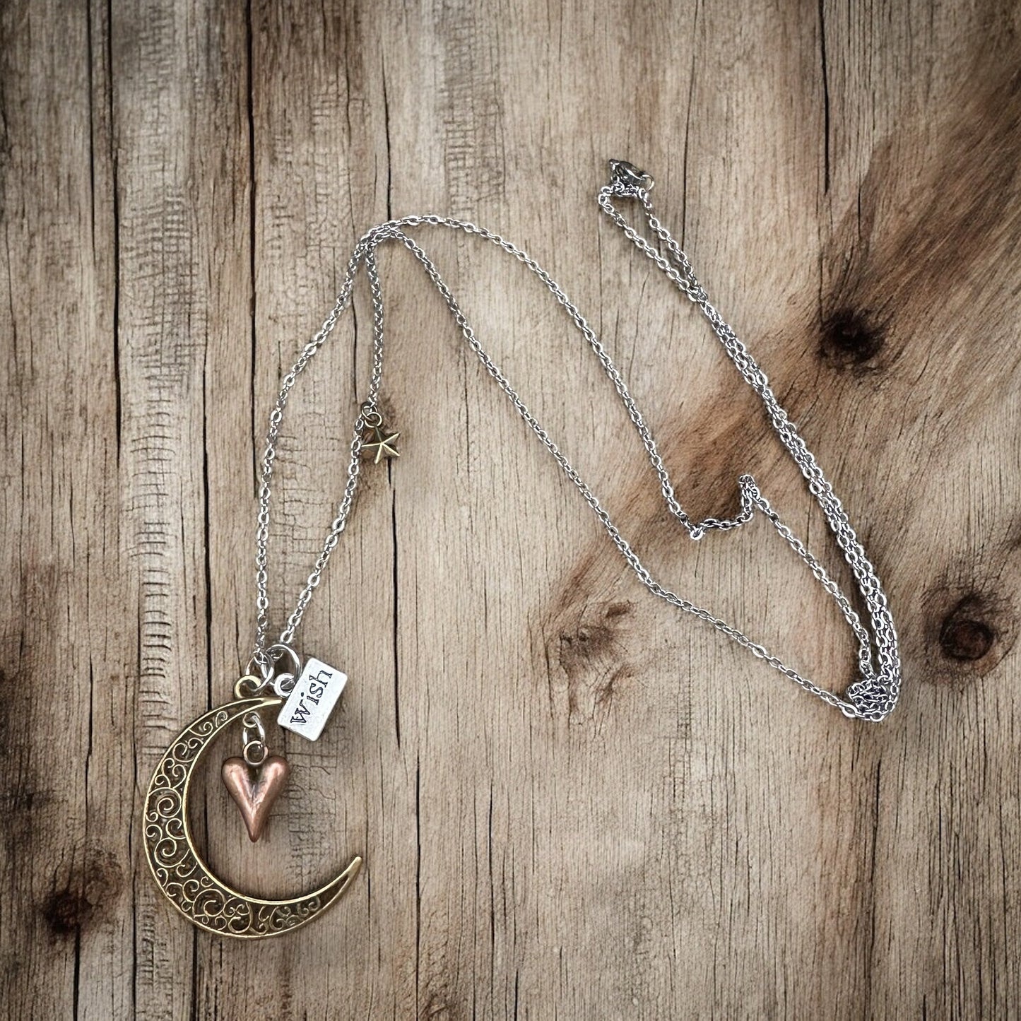 Love you to the Moon Necklace