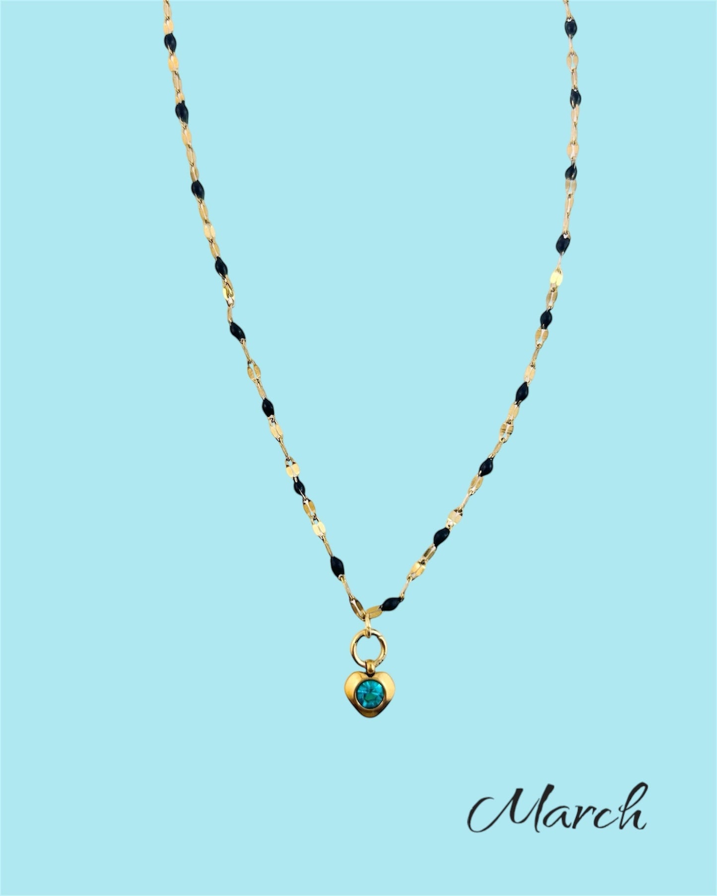 Heart Stone Necklaces