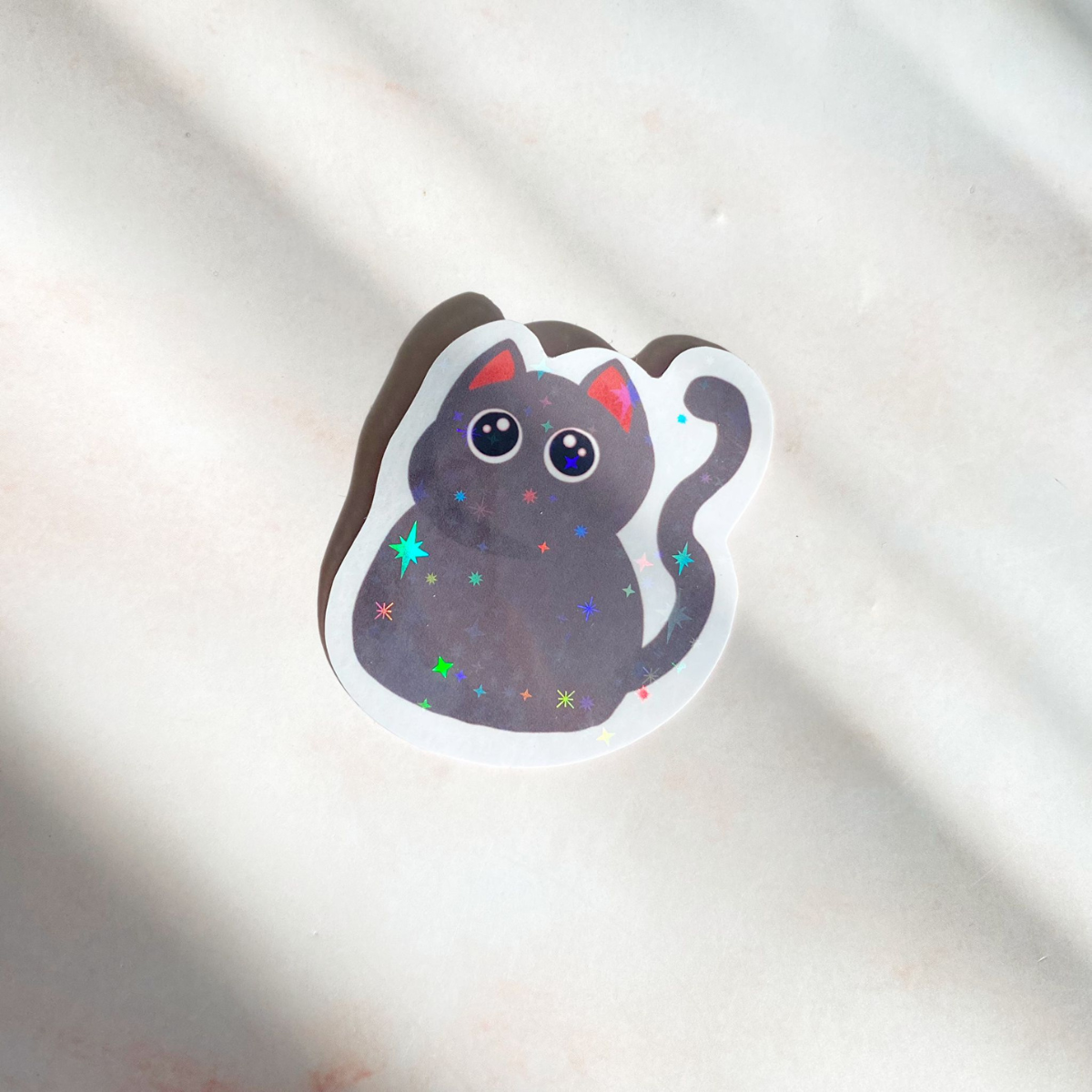 Purfect Grey Cat Sticker