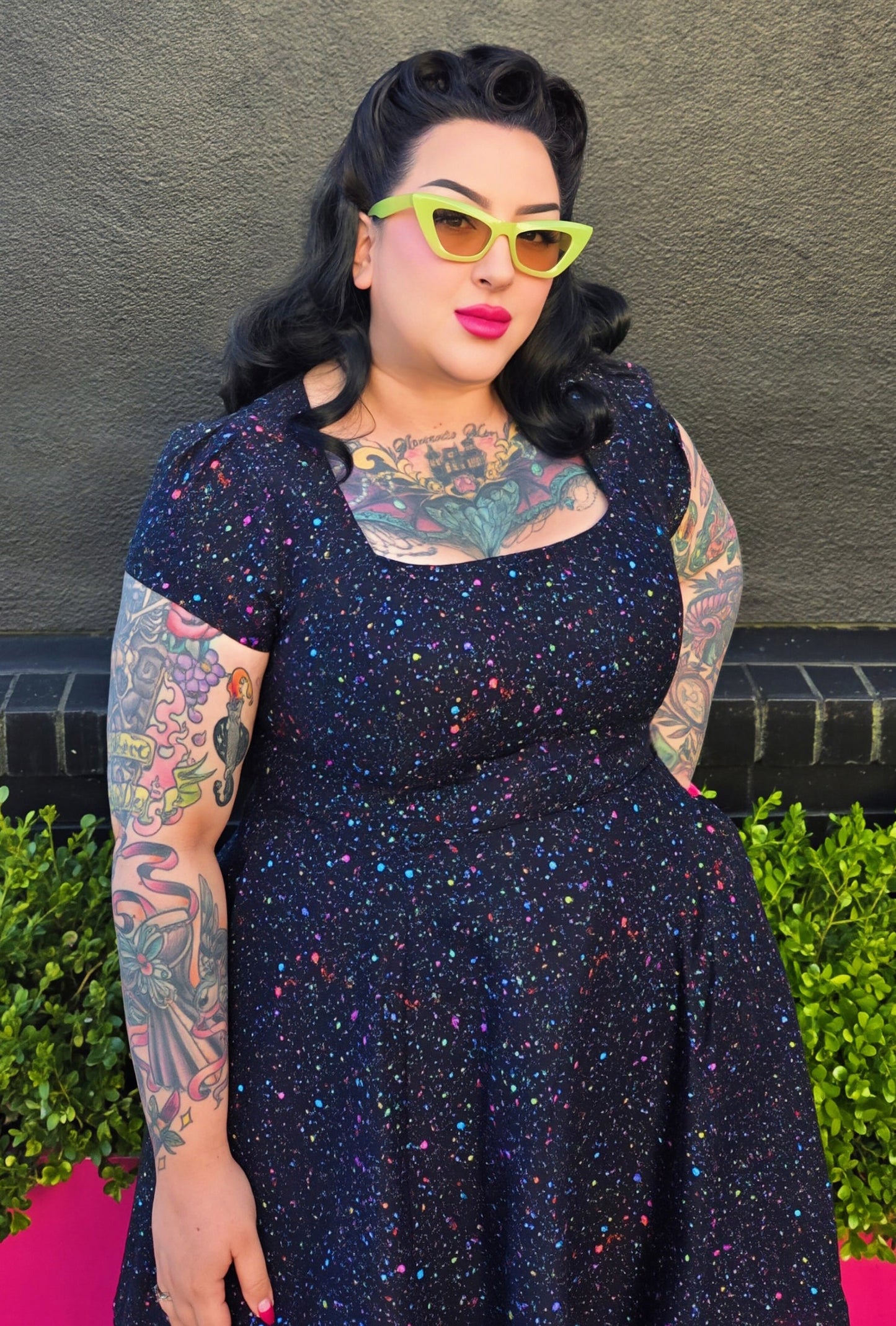 Winifred  - Disco Dust - Cosmic Confetti Dress