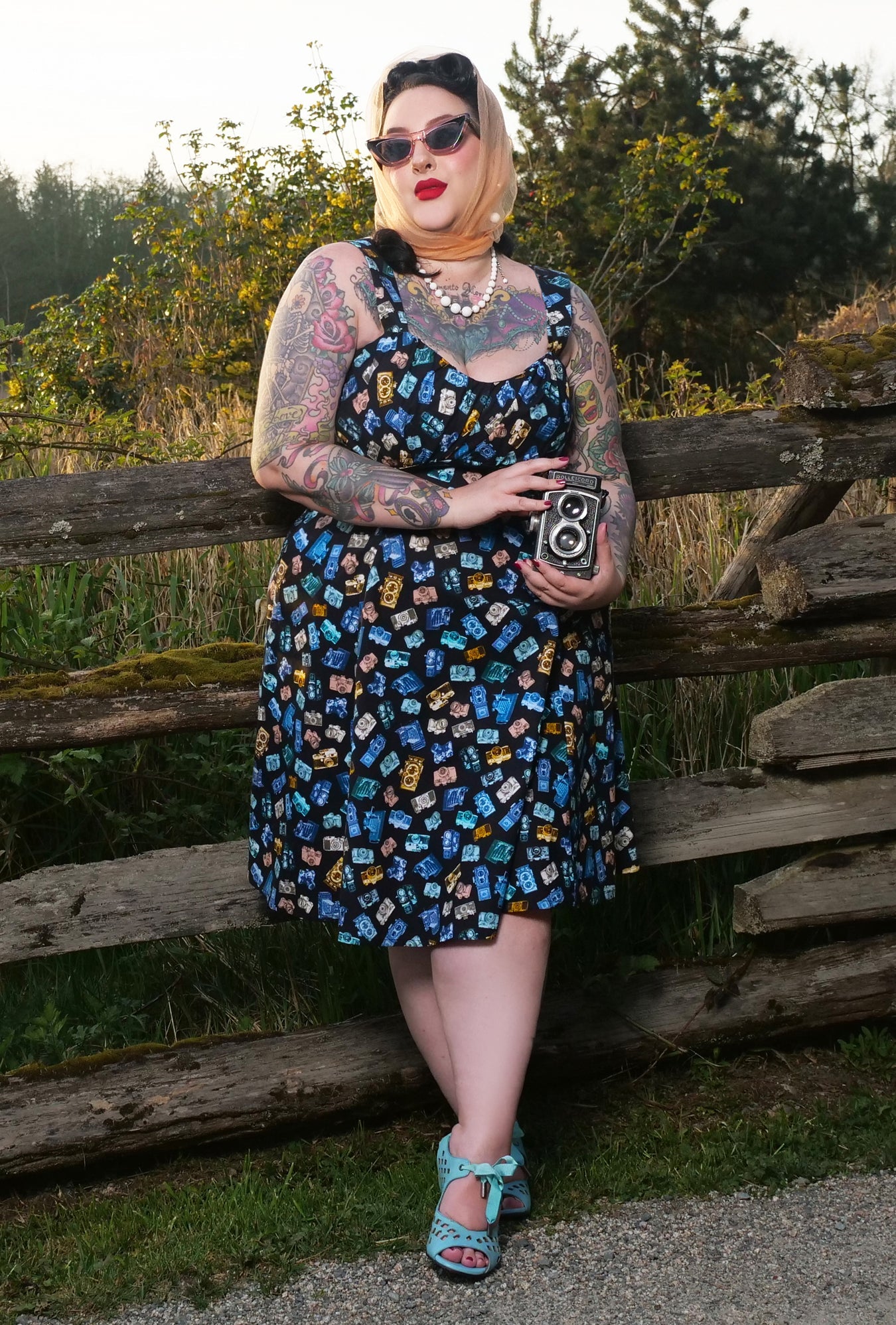 Sookie - Shutterly Chic - Vintage Camera Dress