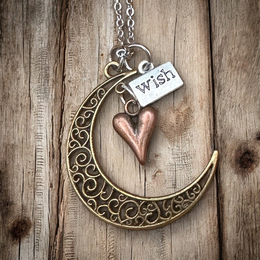 Love you to the Moon Necklace