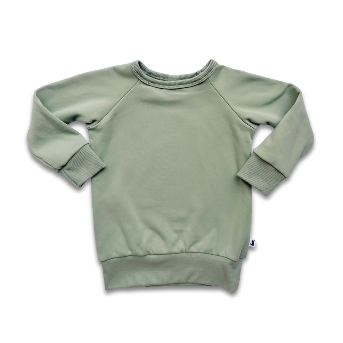 Youth Bamboo Fleece Raglan Pullover | Cranberry