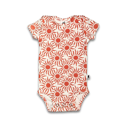 Bamboo Baby Short-Sleeved Bodysuit | Sunkissed