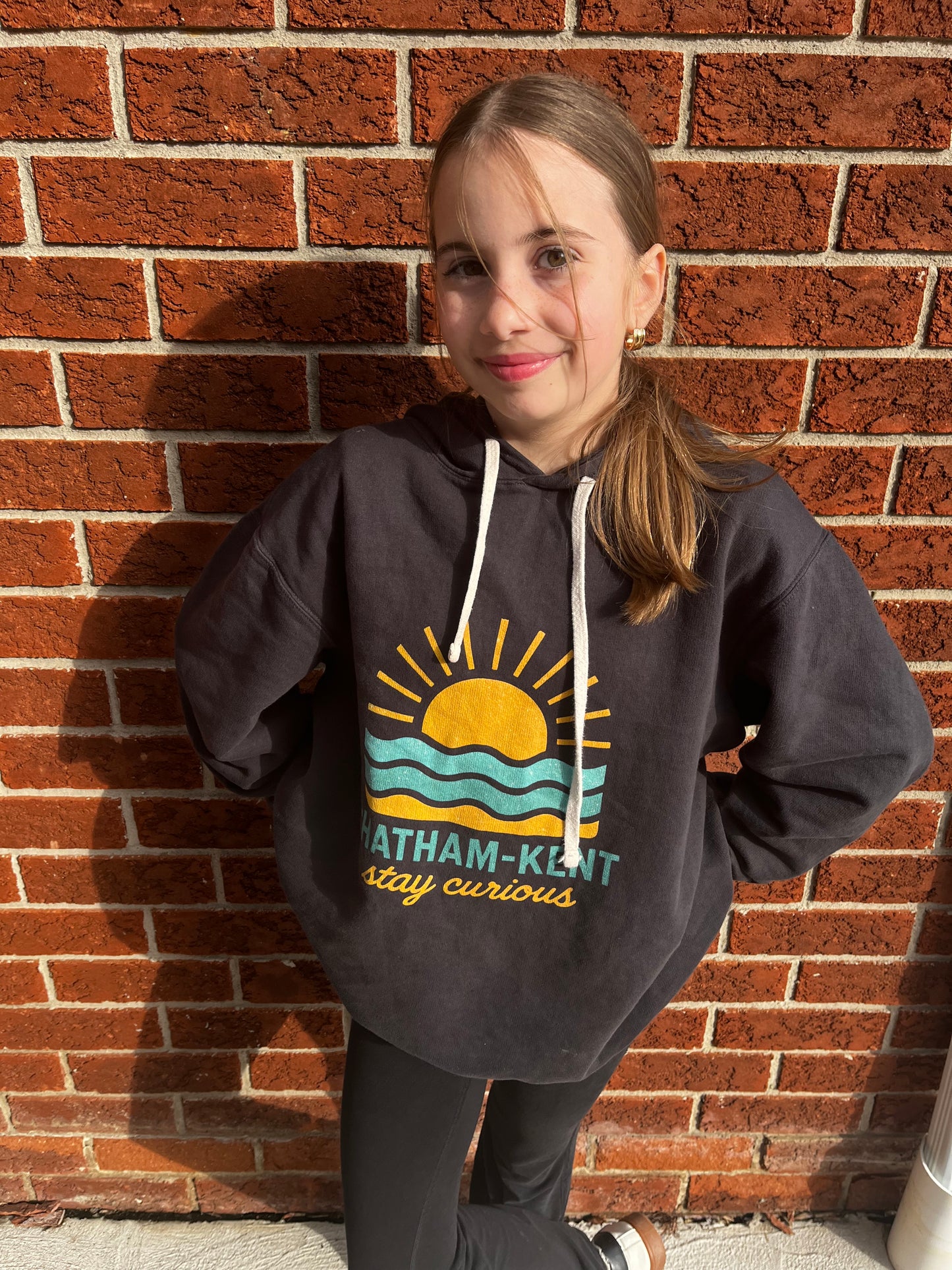 Retro Sunrise Unisex lightweight hoodie