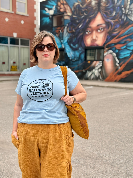 Halfway to Everywhere Unisex t-shirt