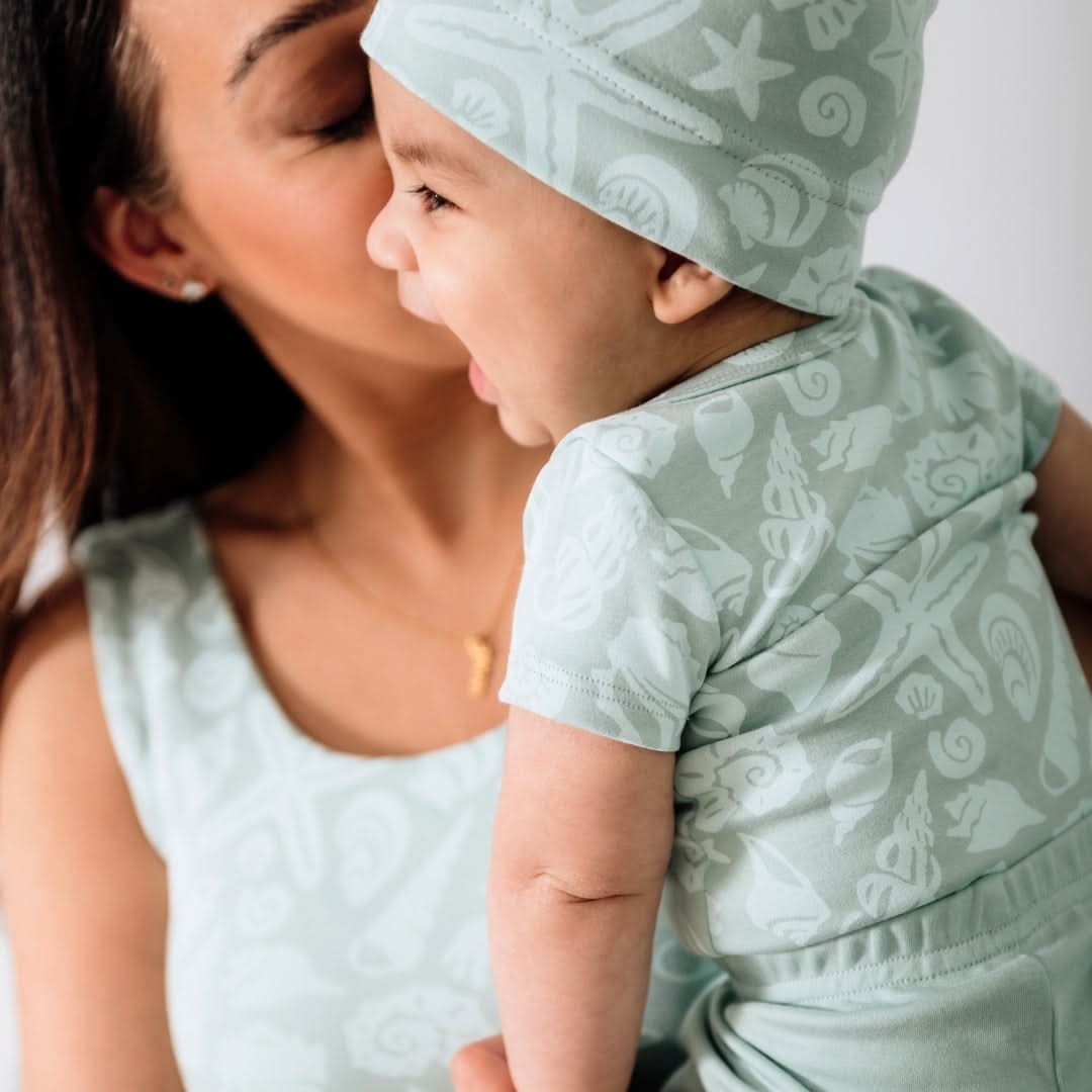 Bamboo Baby Short-Sleeved Bodysuit | Sunkissed