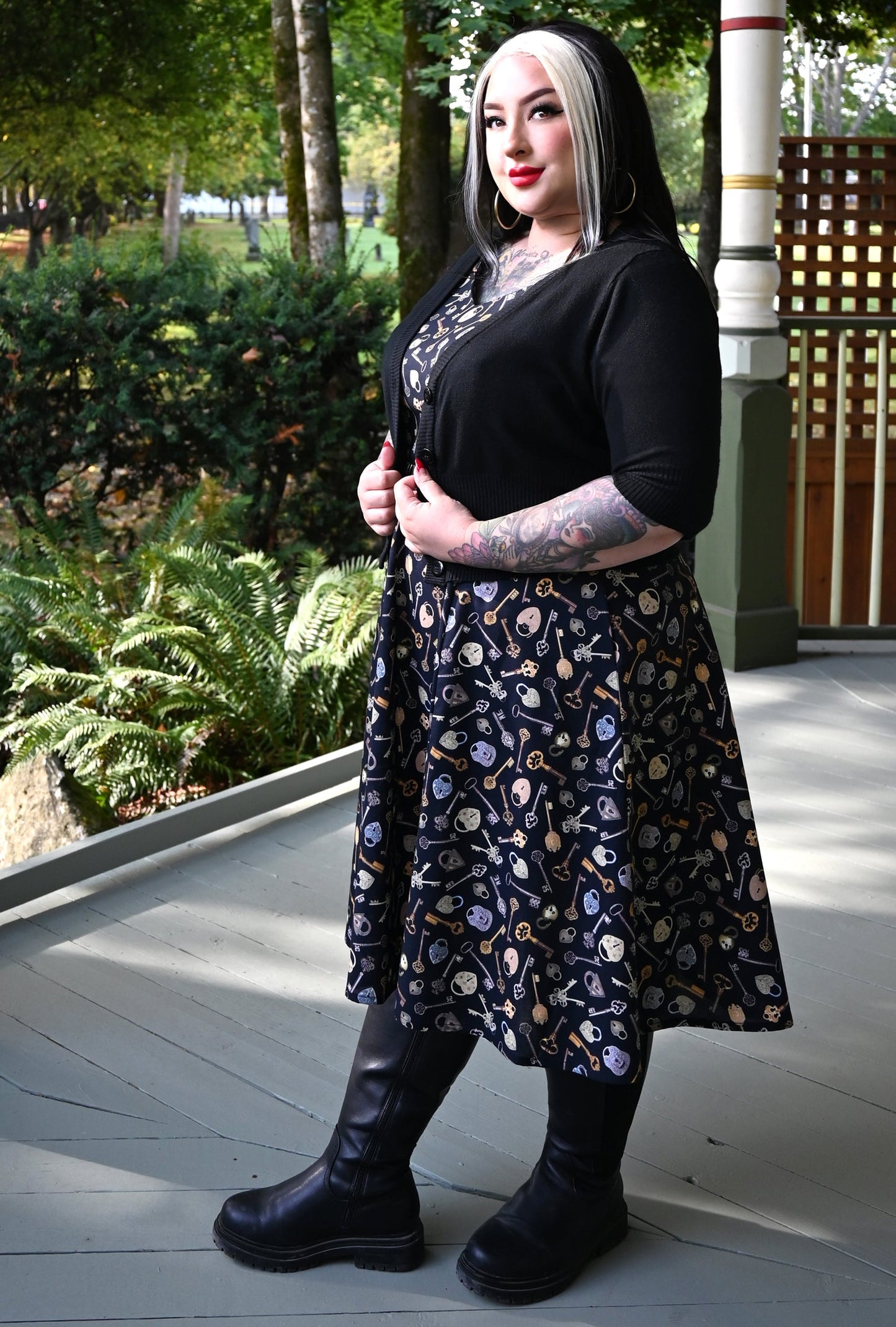 Yvonne - Lock Star - Key & Heart Lock Dress