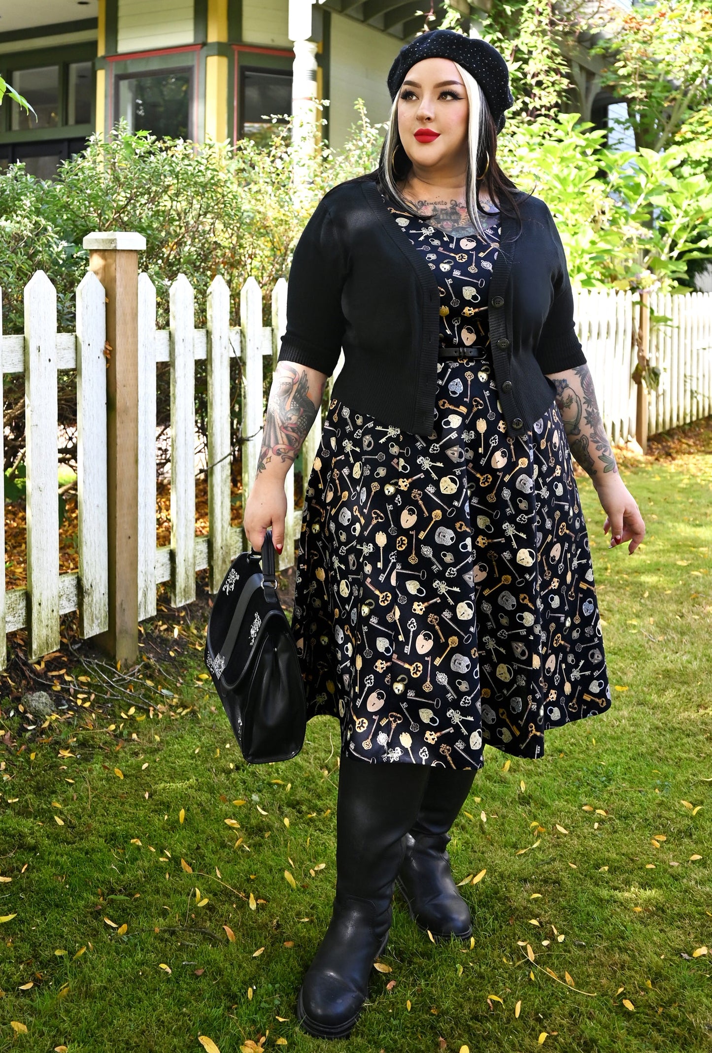 Yvonne - Lock Star - Key & Heart Lock Dress