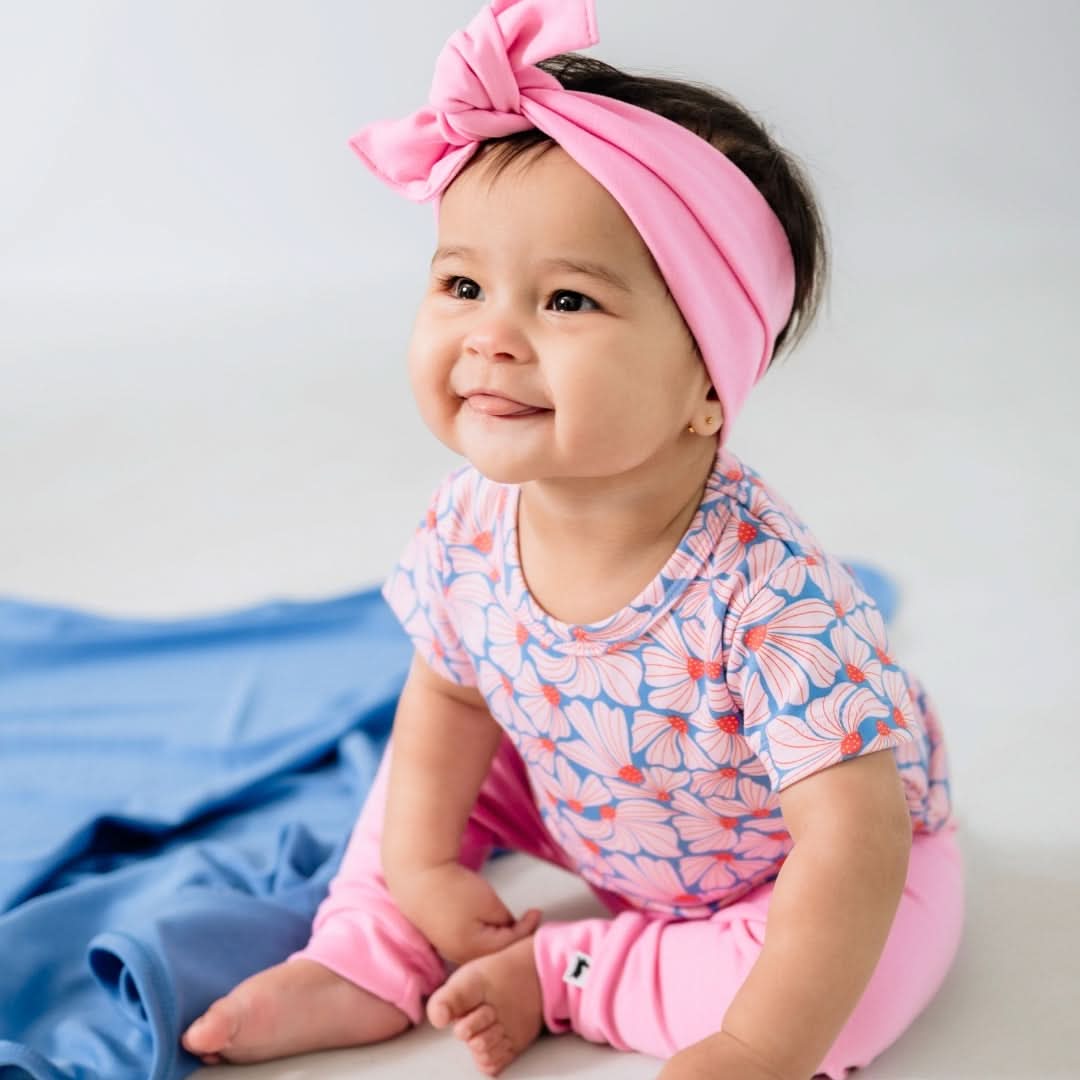 Bamboo Baby Short-Sleeved Bodysuit | Sunkissed