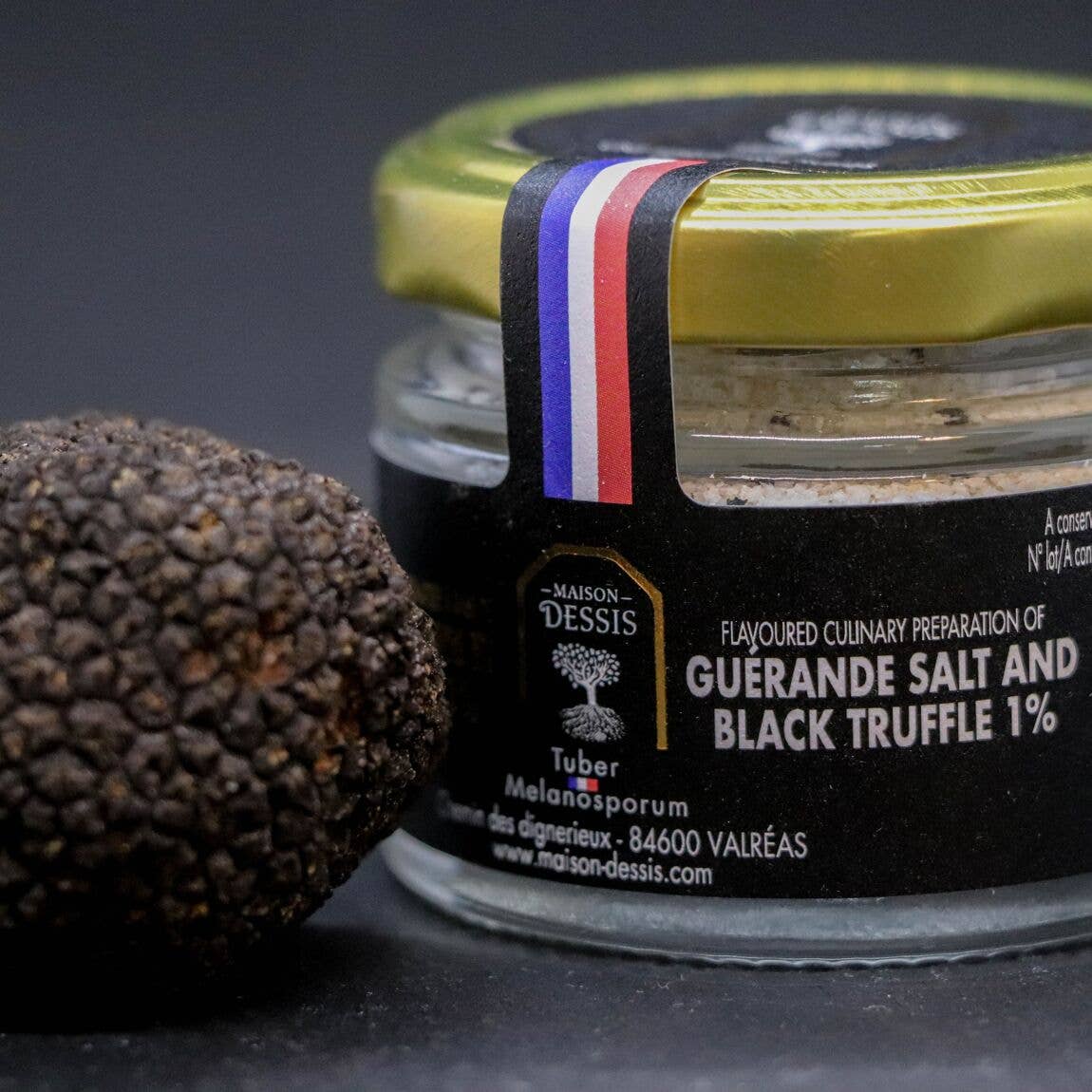 Guérande IGP salt with black truffle
