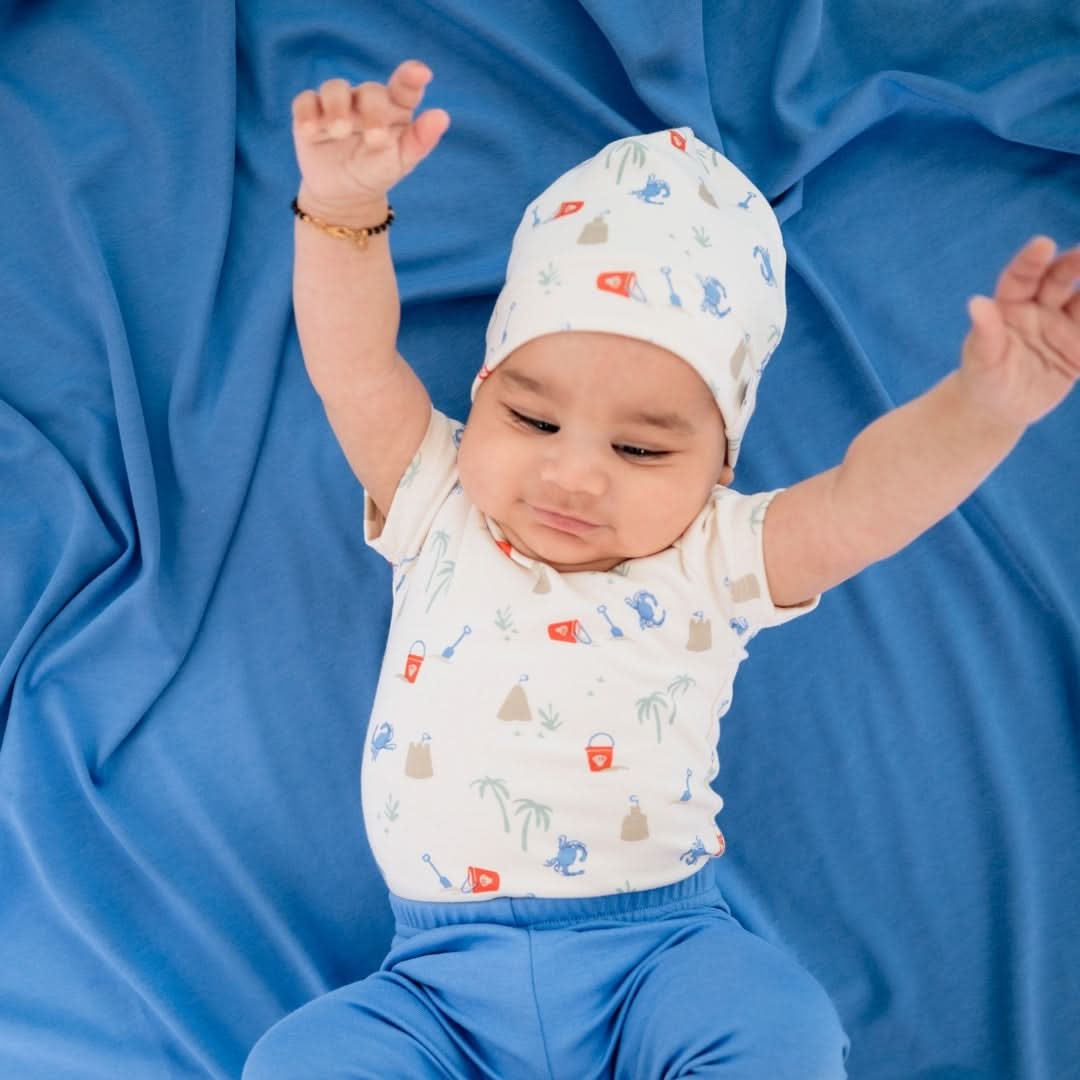 Bamboo Baby Short-Sleeved Bodysuit | Sunkissed