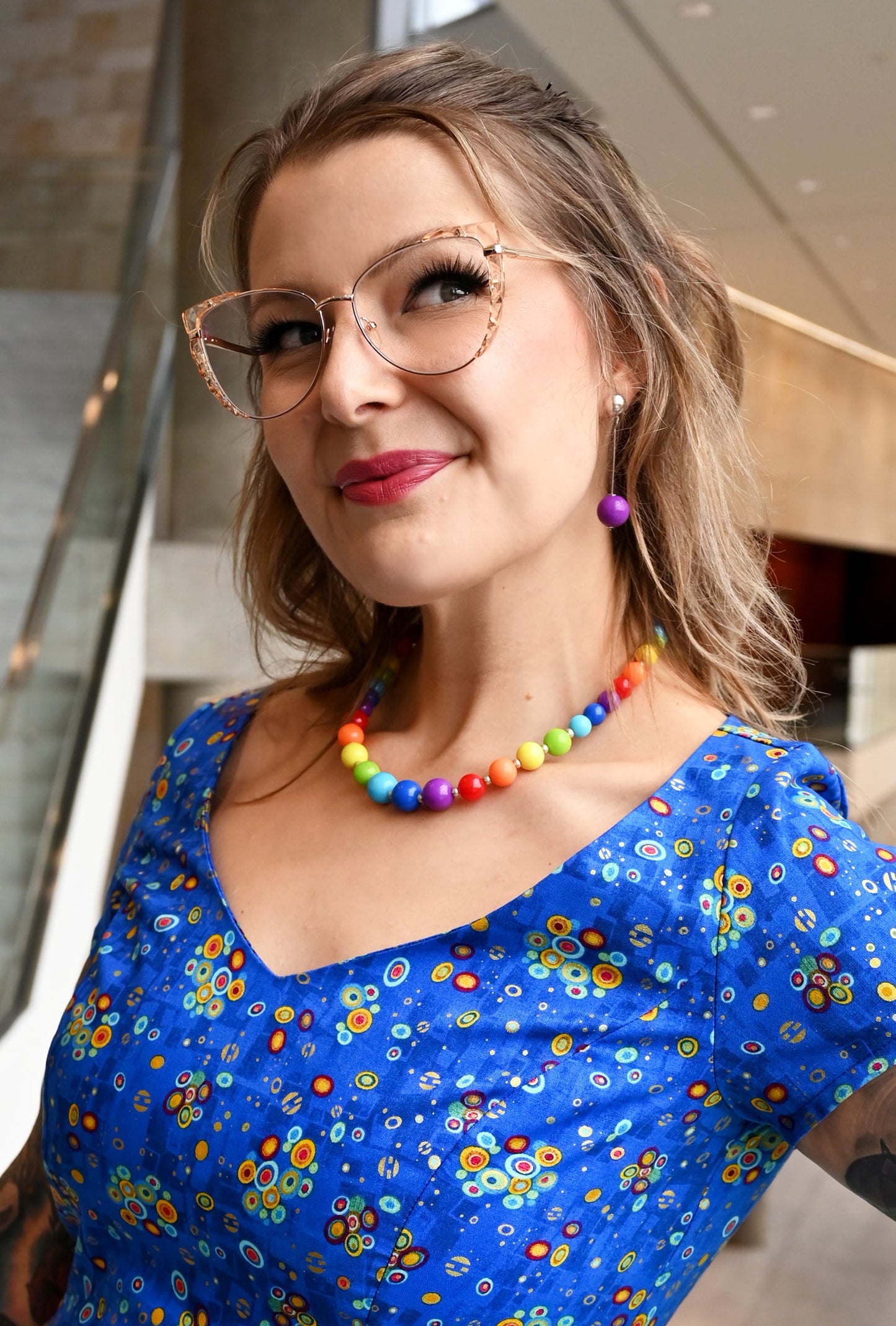 Yvonne - Hypdotic - Abstract Dot Dress