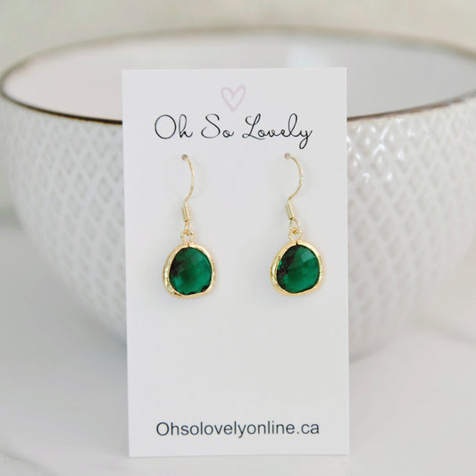 Palmer Emerald Drop Earrings