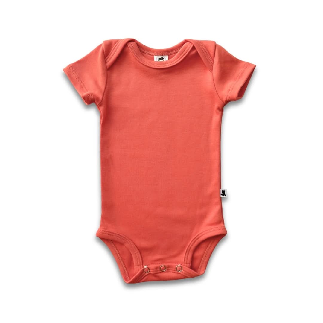 Bamboo Baby Short-Sleeved Bodysuit | Sunkissed