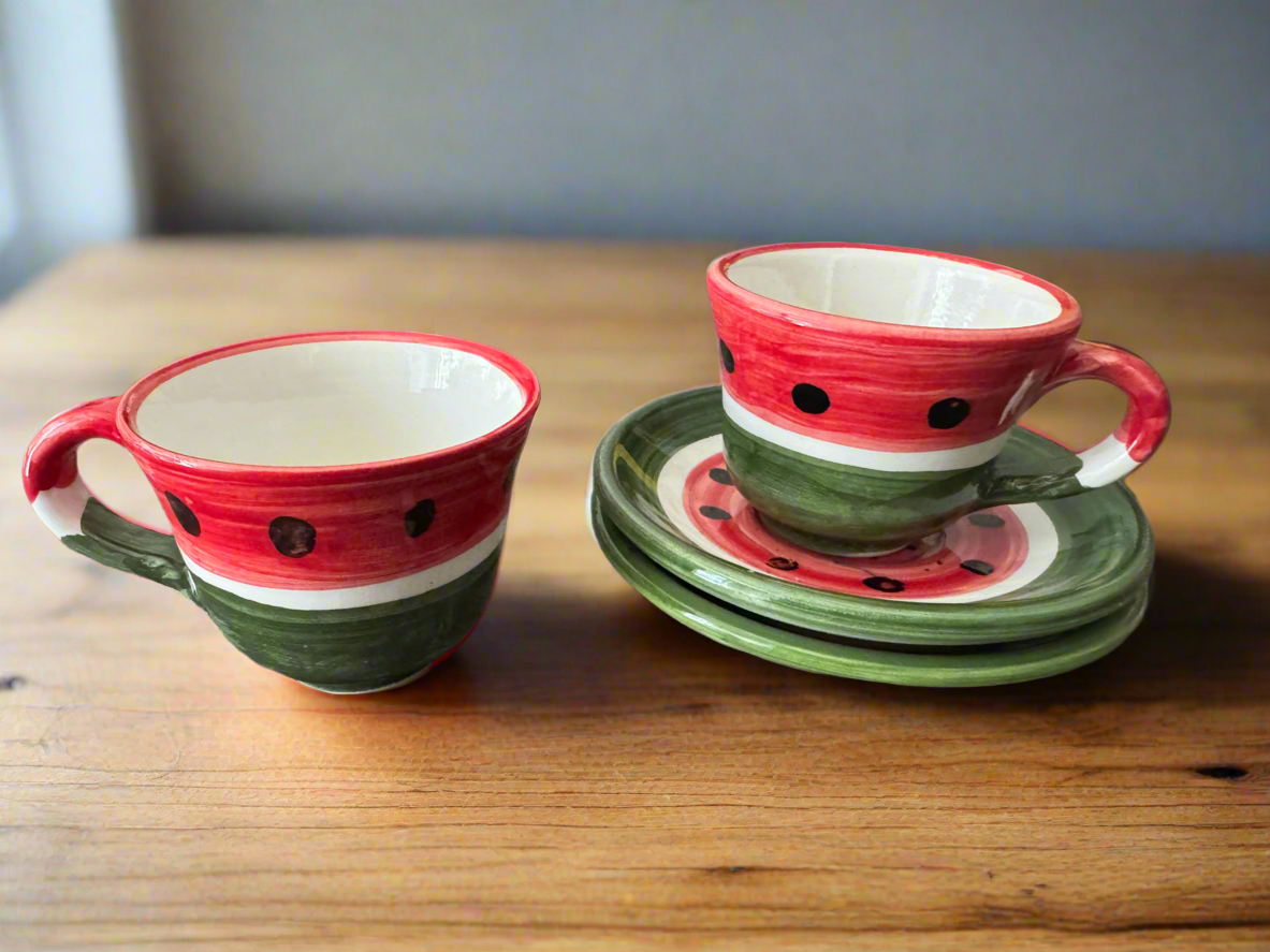Coffee Cups – Sada & Helweh | Hand-Painted Palestinian Ceramic
