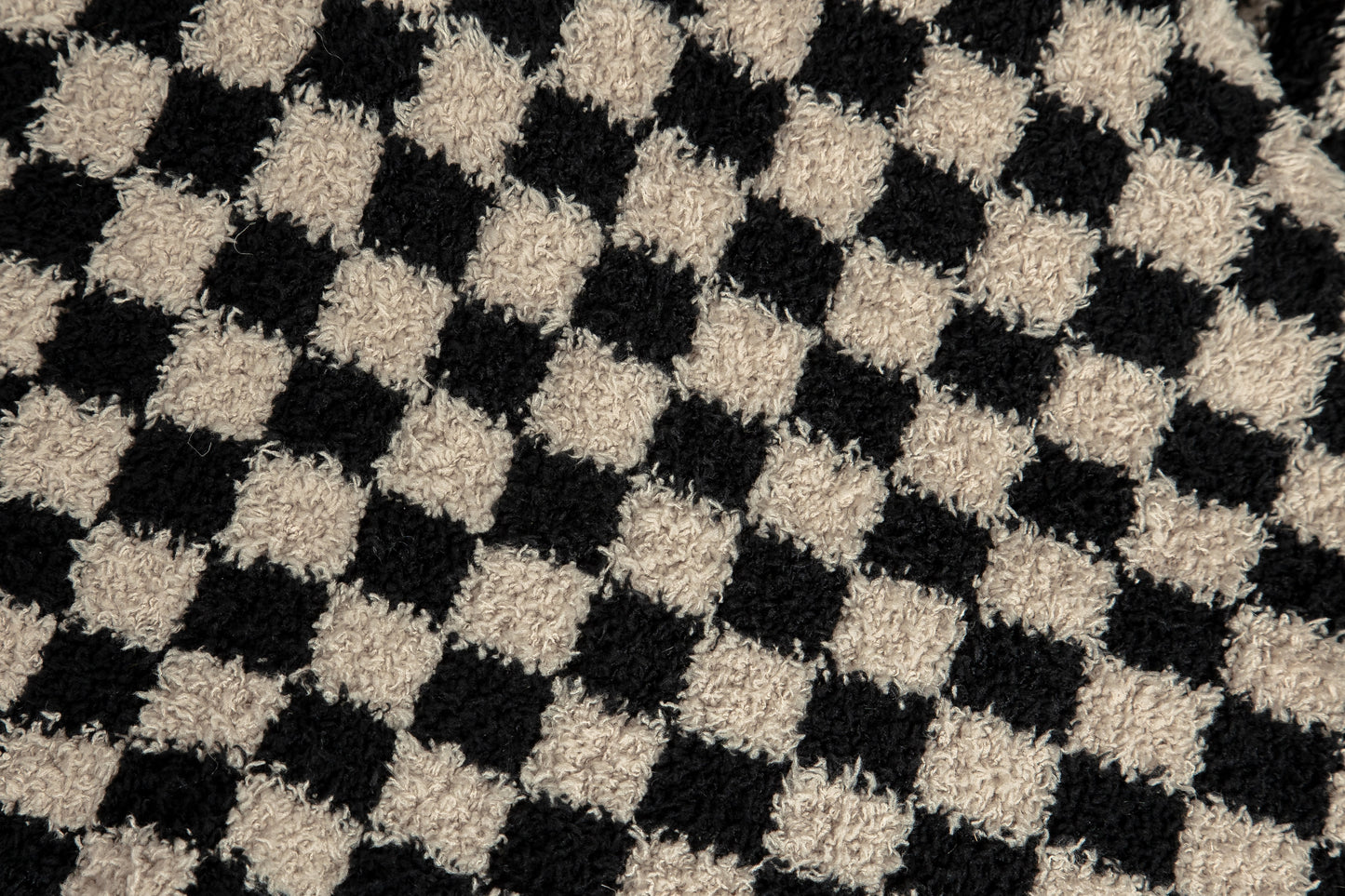 Tap Shoe & Rainy Day Check Print Extended Throw