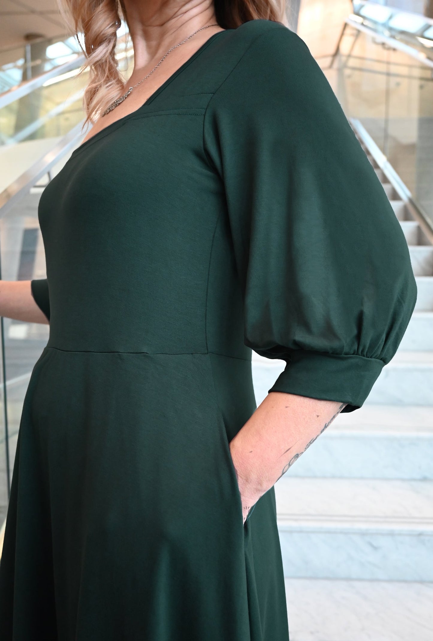 Willow Midi Dress - Rainforest Sustainable Bamboo Knit