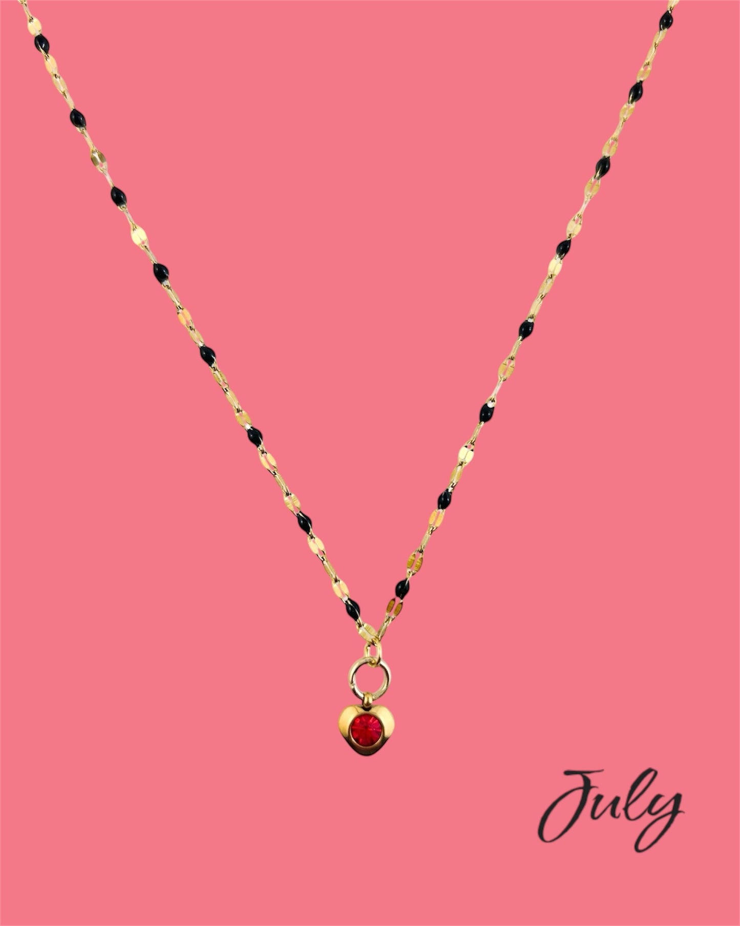 Heart Stone Necklaces