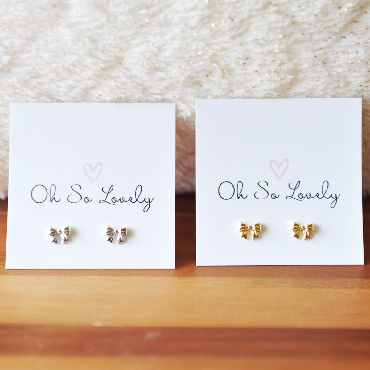 Marjorie Bow Stud Earrings