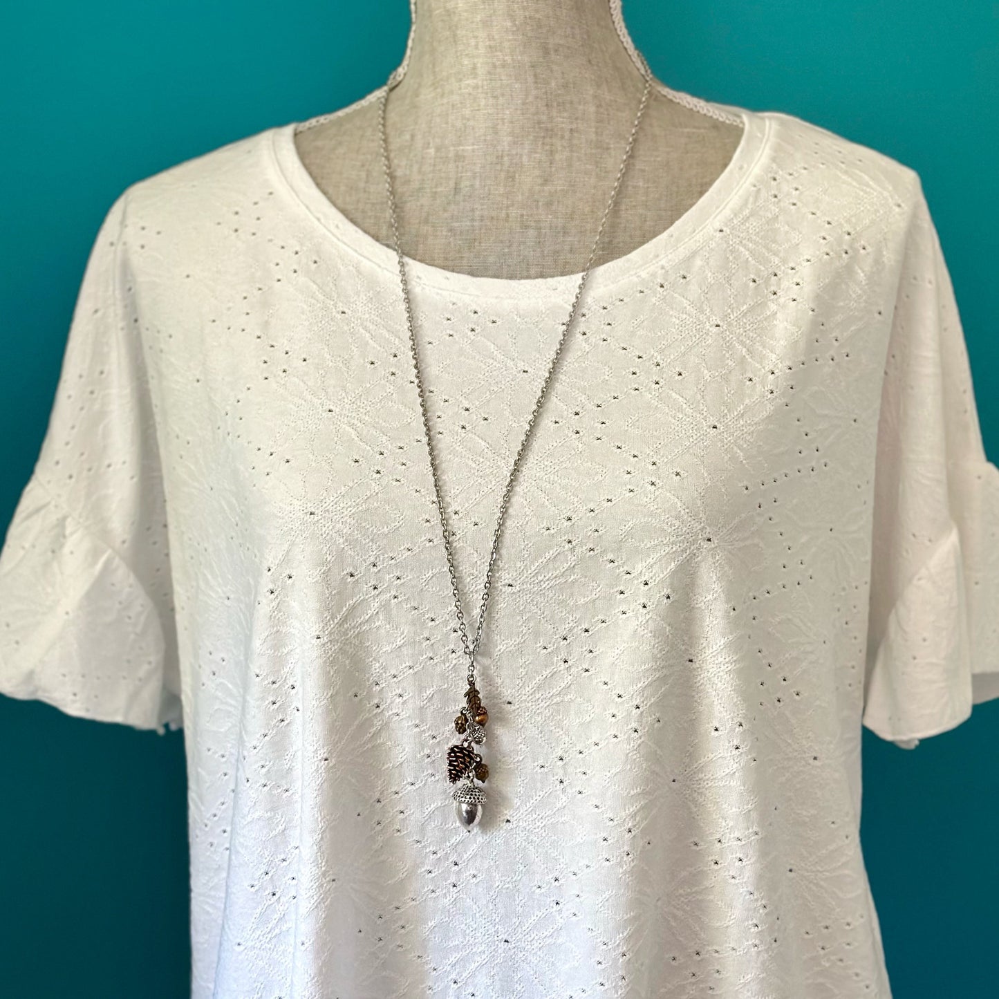 Acorn & Pinecone Necklace