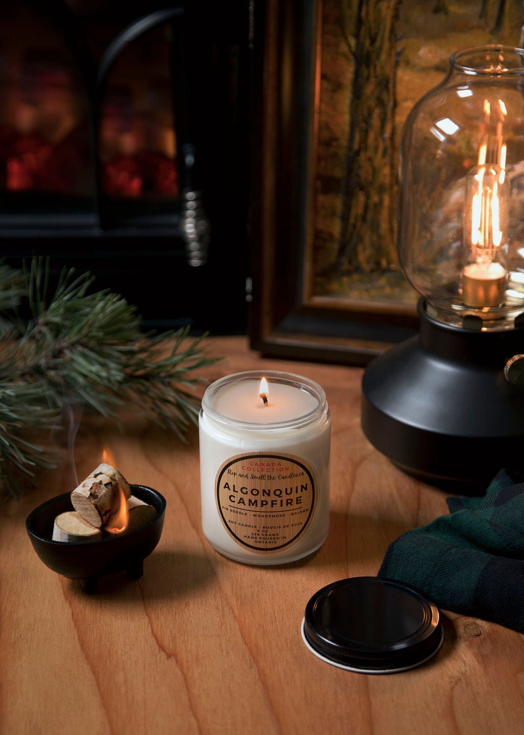 Algonquin Campfire Soy Candle - 8oz