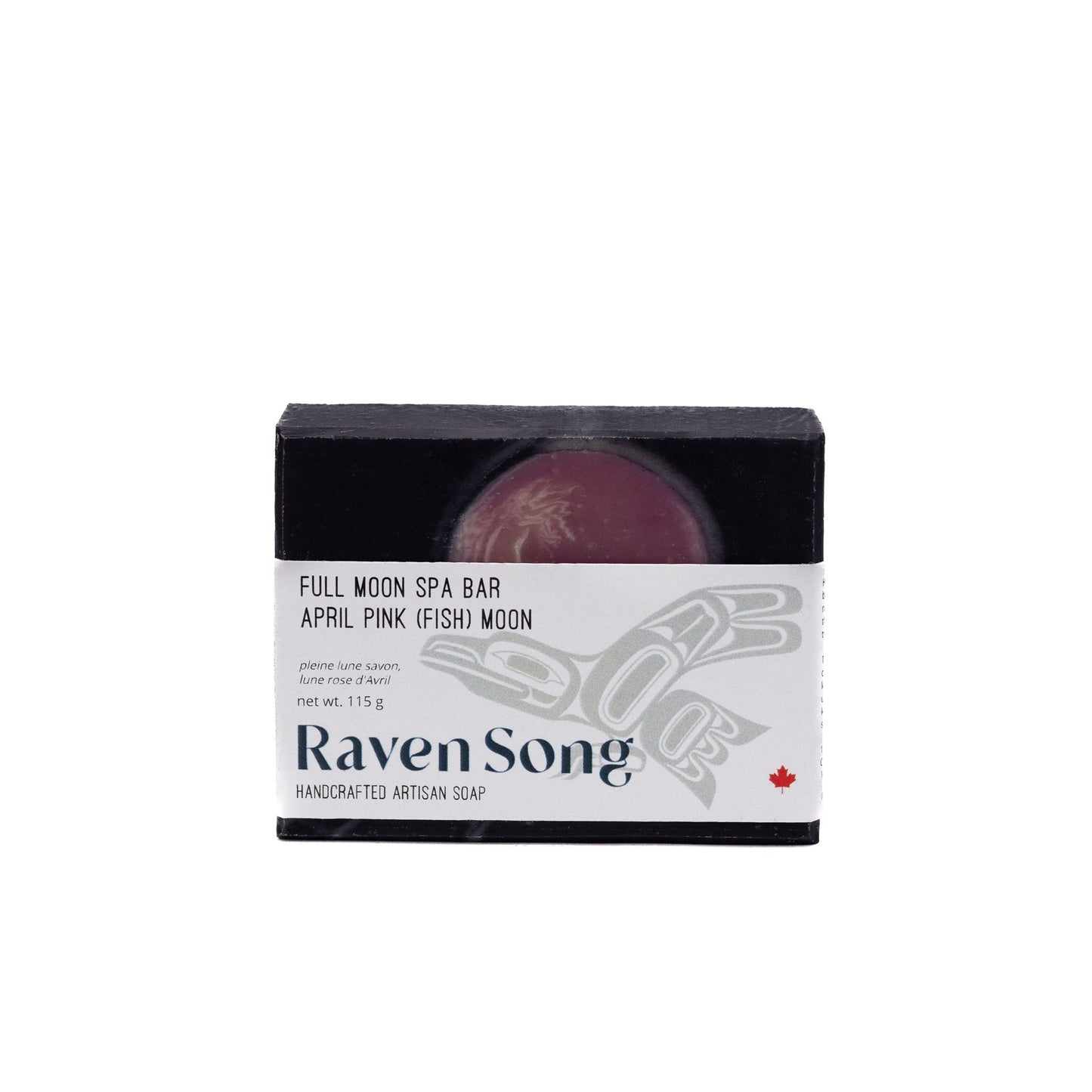 April Pink Full Moon Soap | Sea Salt + Agave + Vetiver