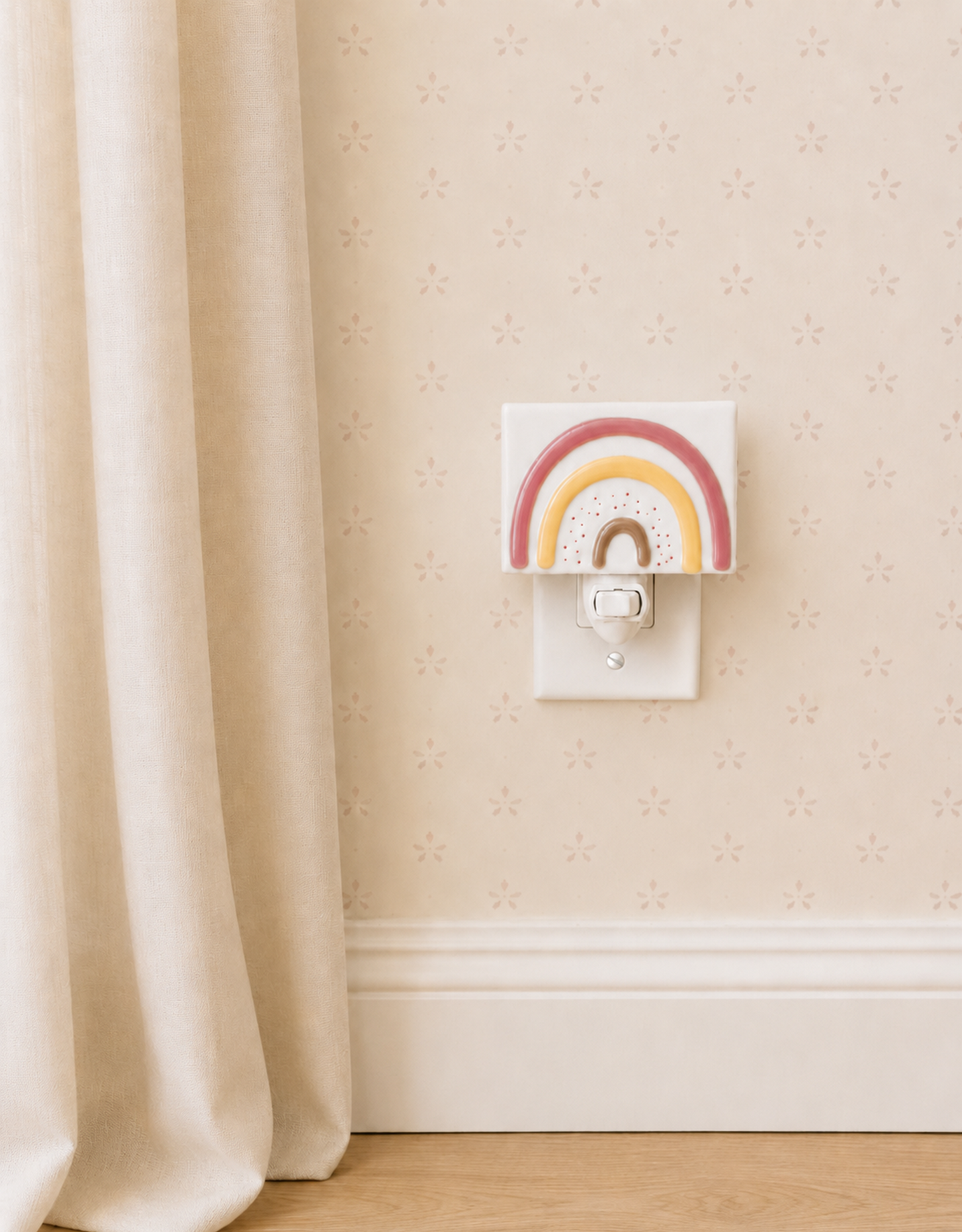 Night Light - Rainbow - Vintage Pink - Veille sur toi