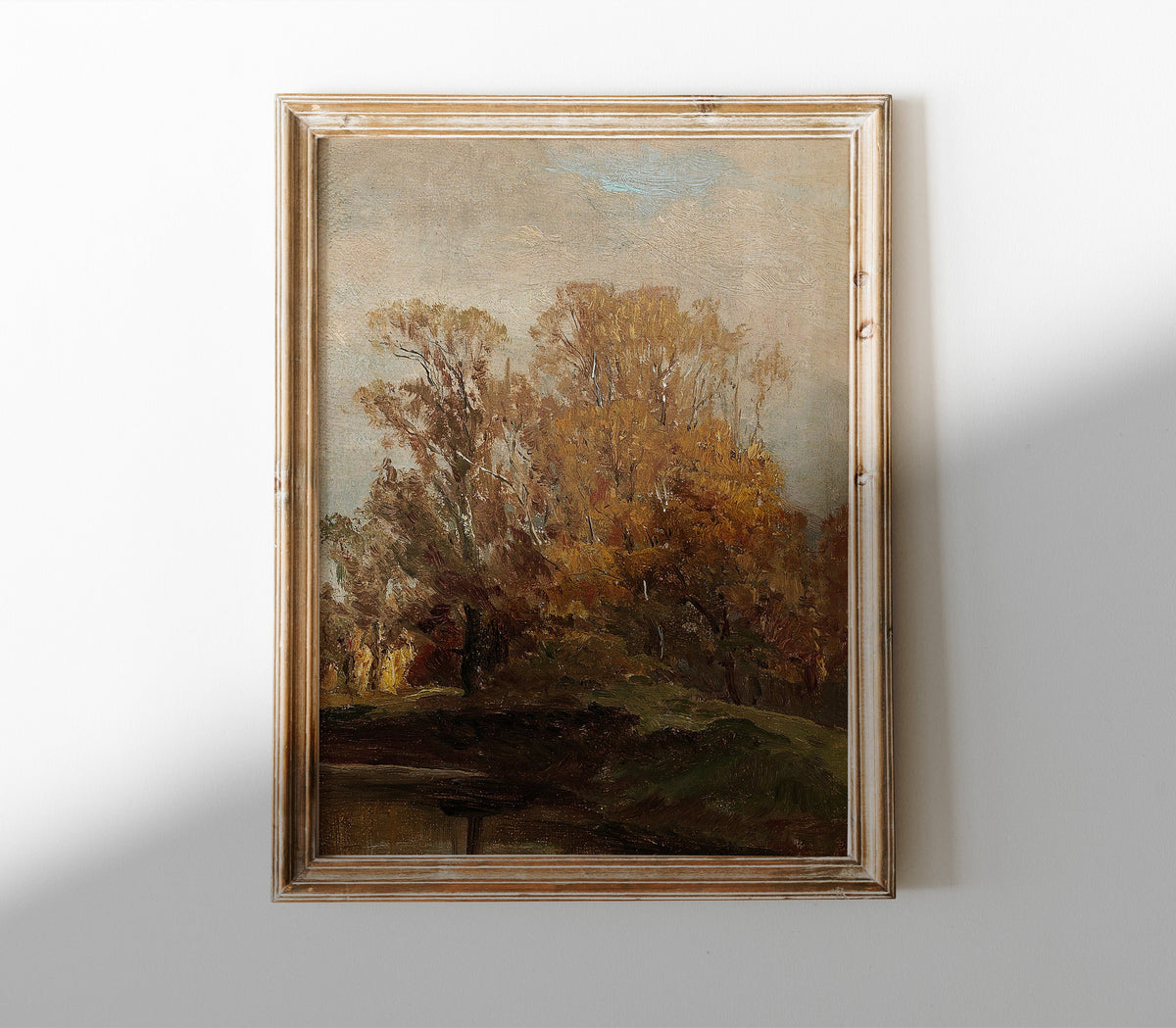 Autumn Vintage Field Landscape Art Print L0191