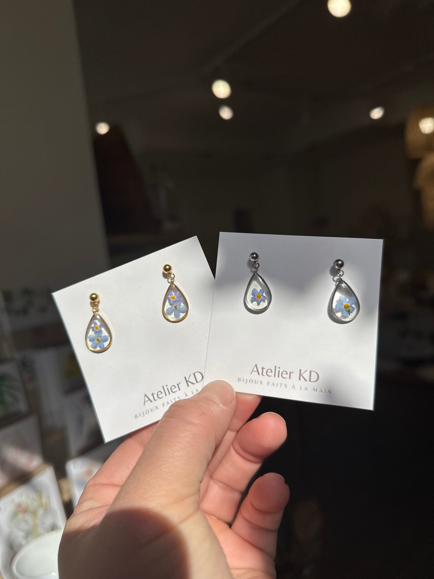 Boucles d’oreilles Mia - goute