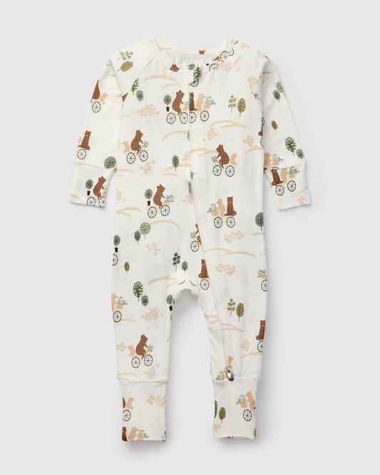 Baby Sleeper TENCEL™ - Bears on Bikes